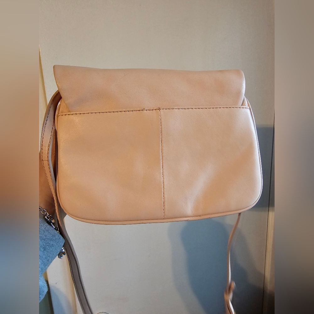J Crew Crossbody Pale Leather Purse EUC - Picture 10 of 16